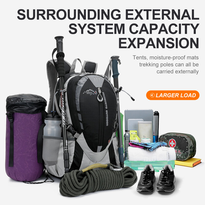 INOXTO-mochila hidratante de 25L para montañismo, mochila de ciclismo, trail running, Maratón, mochila de senderismo, bolsa de agua de 2L
