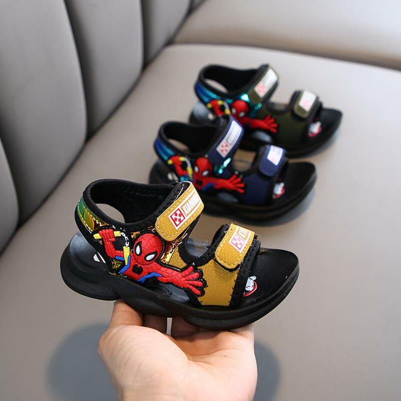 HaoChengJiaDe/2018 г.; брендовые модные сандалии для малыша; мягкая дышащая удобная детская повседневная кожаная обувь