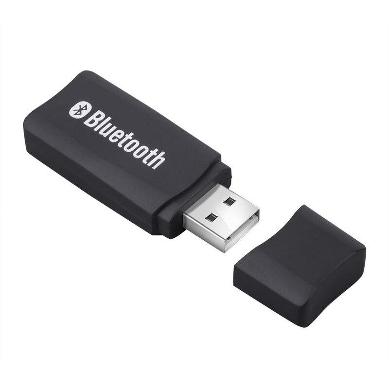 USB Bluetooth Adapter สำหรับ PC คอมพิวเตอร์โทรศัพท์มือถือไร้สาย Bluetooth Music Audio Receiver เครื่องส่งสัญญาณ Aux สำหรับรถยนต์