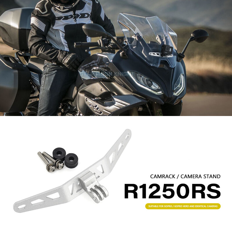 R1250RS Motorcycle Accessories Driving Recorder Recorder Holder For GoPro Camera Bracket CamRack For BMW R 1250 RS R1250RS