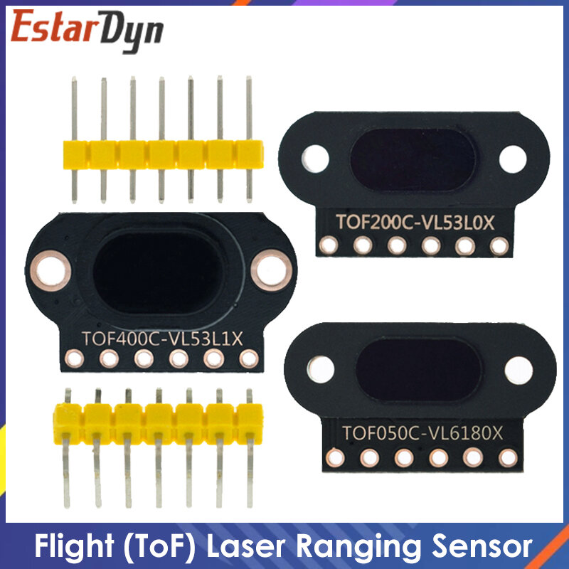 VL6180/VL53L0X/VL53L1X tempo di volo (ToF) modulo sensore di portata Laser TOF050C TOF200C TOF400C 50CM/2M/4M IIC per Arduino STM32