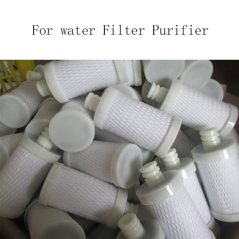 Cartucho de filtro de carbono ativado para torneira, purificador de filtro de água e torneira de 2 familiar