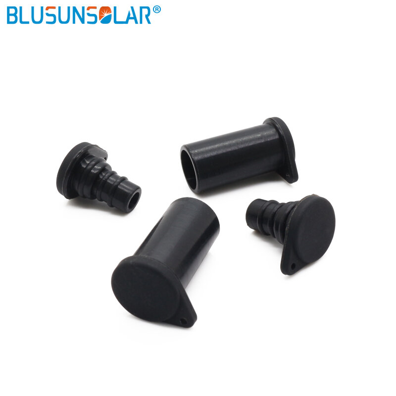 BLUESUNSOLAR – connecteur solaire PV, 5 paires/lot, bouchon Anti-poussière, accessoires en plastique, couvercle de protection en caoutchouc