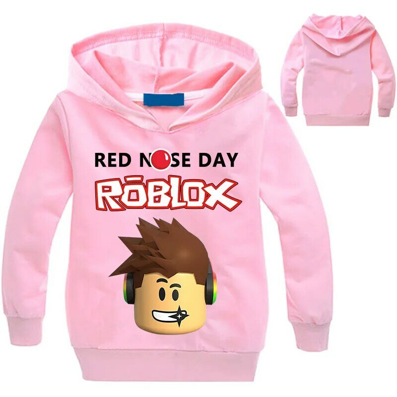Hot Sale Fashion Cartoon Teen Clothing Girls Spring And Autumn Sport Clothes 100 Cotton Hooded Sweatshirt Bestdealplus - soft cute roblox game t shirt tops denim shorts fashion new teenagers kids outfits girl clothing set jeans 2pcs children clothes