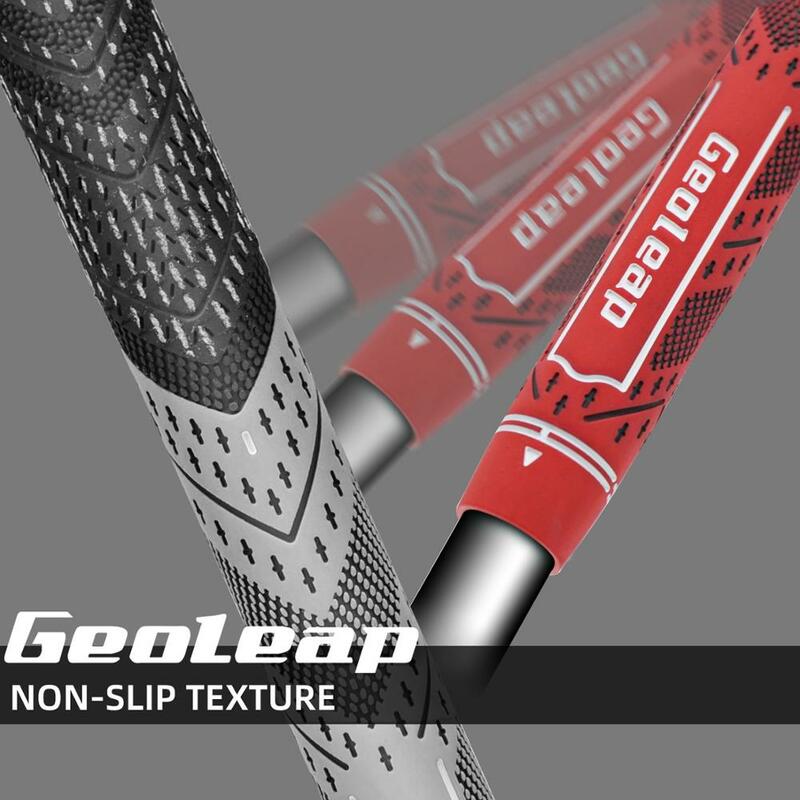 Geoleap ACE-S Golf Grips 10pcs/lot, Hybrid Golf Club Grips, Multi Compound, Standard, 8 Colors Optional, Free Shipping