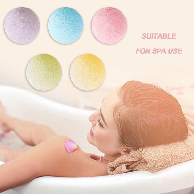 5Pcs /10pcs 5g colore casuale bagno vasca da bagno bomba aromaterapia detergente corpo palla di sale da bagno fatta a mano