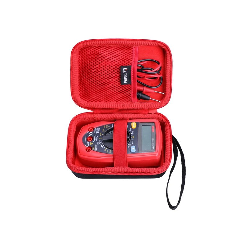 LTGEM EVA Hard CaseสำหรับEtekcityดิจิตอลมัลติมิเตอร์สีแดง,MsR-R500