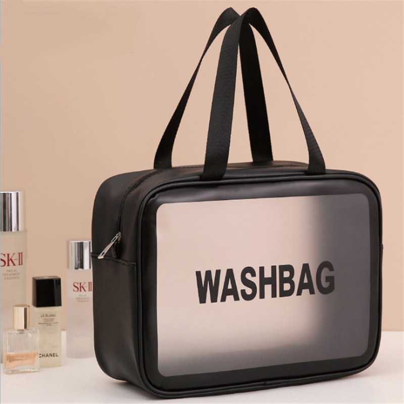 Frauen Tragbare Reise Waschen Tasche Weiblich Transparent Wasserdicht Make-Up Lagerung Beutel Große Kapazität Kosmetische Veranstalter Schönheit Fall