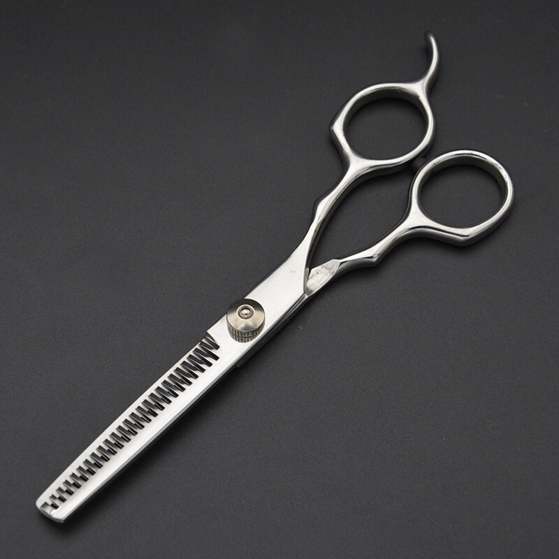 4 pezzi 6 pollici forbici per sfoltire il taglio di capelli forbici per parrucchieri a doppio taglio barbieri strumento per lo Styling per sfoltire i capelli professionale