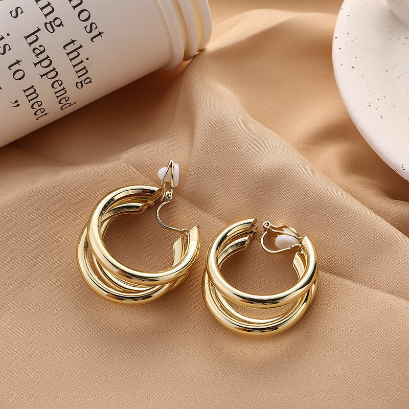 Heißer Verkauf Aussage Vintage Clip auf Ohrringe Ohne Piercing für Frauen Mode Ohrringe Party Geschenk Bijoux Schmuck