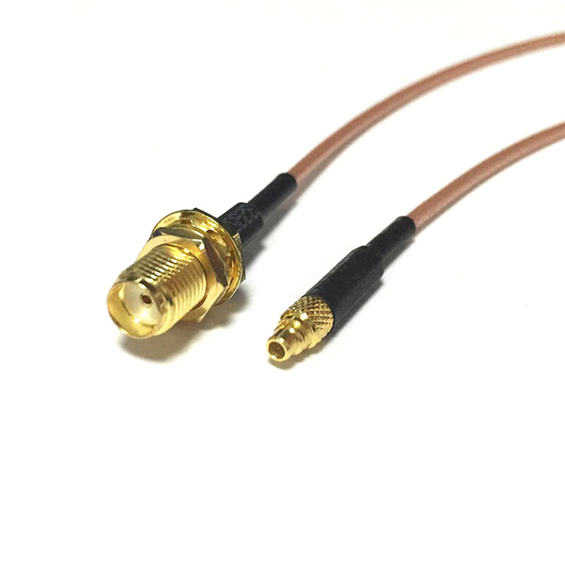 1 шт. НОВЫЙ SMA разъем Гайка переключатель MMCX штекер разъем RG178 кабель 15 см 6 "адаптер стандарта