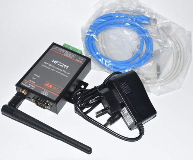 3 juegos de módulo convertidor Serial a WiFi RS232/RS485/RS422 A WiFi/Ethernet para transmisión de datos de automatización Industrial