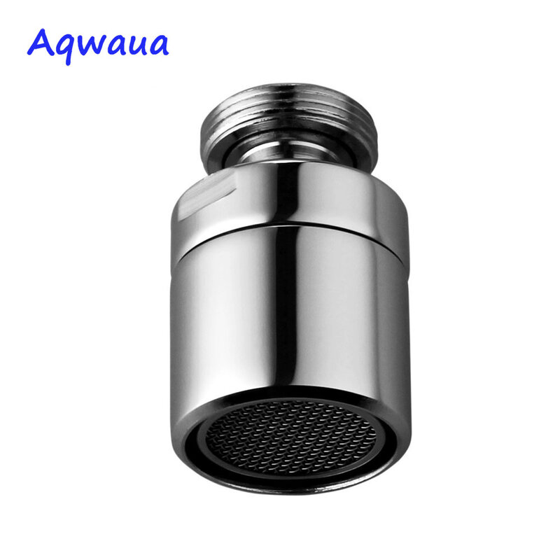 Aqwaua-aireador de cocina de ahorro de agua, grifo de rosca macho de 18 MM, aireador giratorio, grifo de bidé de latón, Caño, filtro burbujeador para grúa