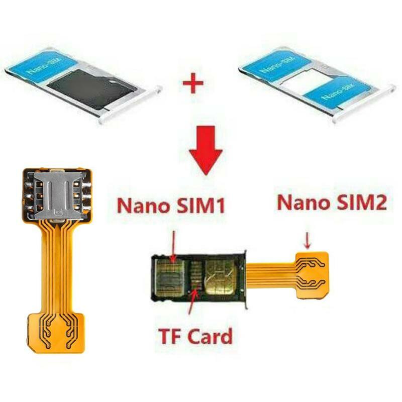 Universele Tf Hybride Dubbele Dual Sim-kaart Voor Micro Sd Tf Adapter Extender 2 Mini Nano Micro Android Telefoon Voor xiaomi