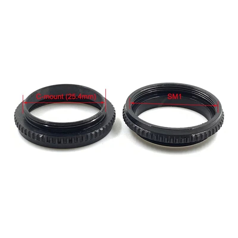 Full Metal Microscope Objective Lens Adapter Ring 25.4mm to SM1 Microscope Lens Adaptor Rings