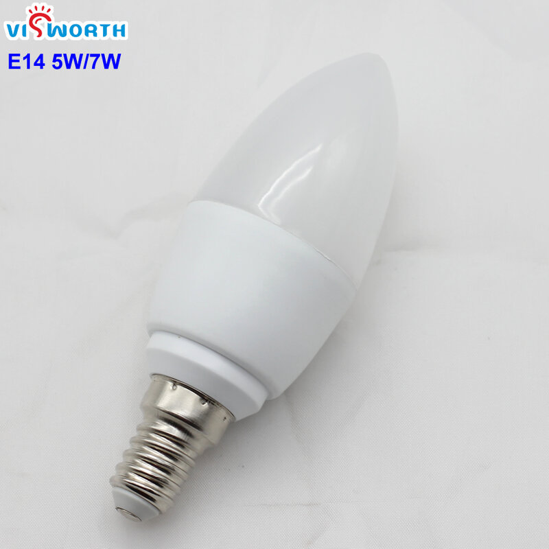 Led Candle Light 3W 5W 7W Save Energy Chandlier Crystal Lamp Ampoule Bombillas E14 E27 AC 110V 220V Warm Cold White Cob Led Bulb