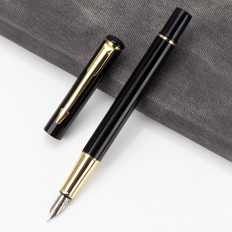 Colorful Luxury quality Metal Business office Fountain Pen student School Stationery Supplies ink calligraphy pen