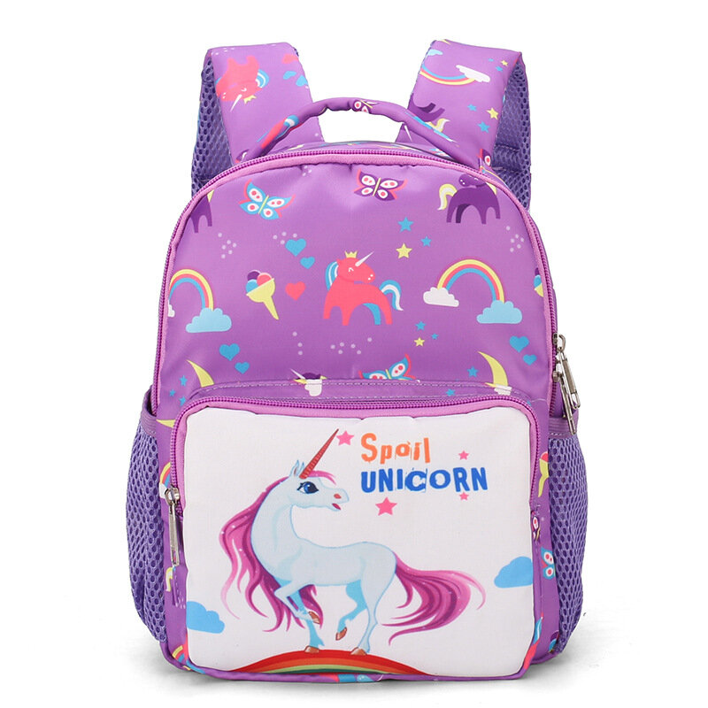 Tas Sekolah Anak Perempuan Tas Punggung Anak Gambar Unicorn Lucu Tas Sekolah Anak TK Tas Buku Tahan Air