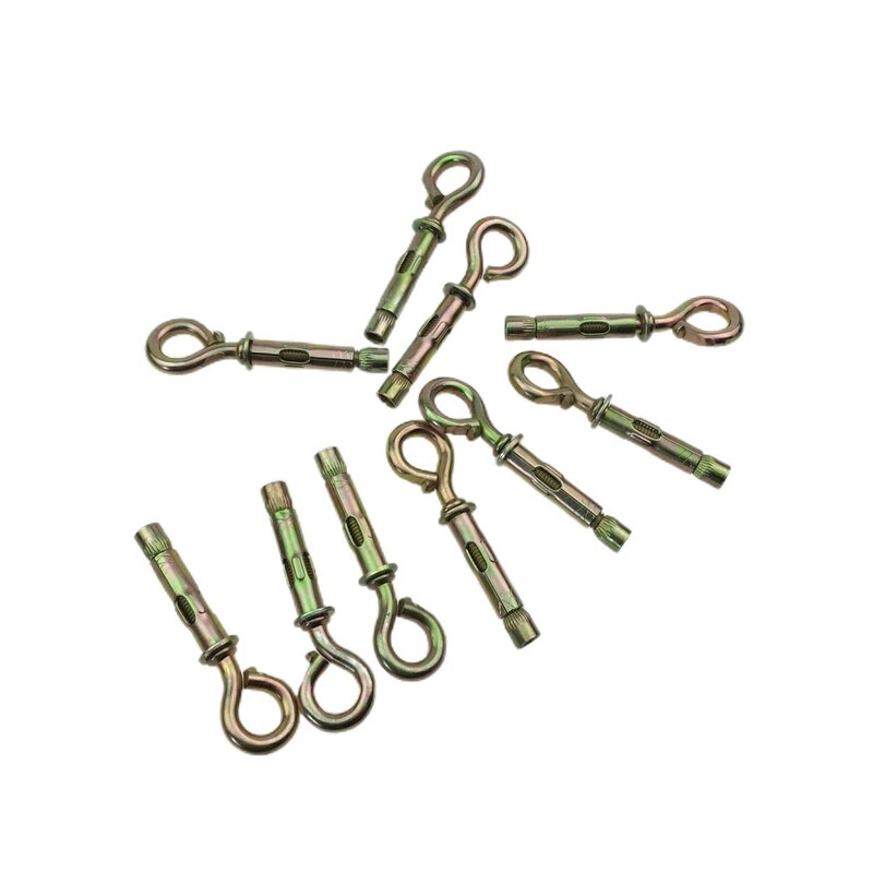 5PCS einteiliges Gürtel Ring Expansion Schraube mit Ring Ring Expansion Bolzen Ring Eisen Ring M6/M8/M10/M12 Muttern & Schrauben