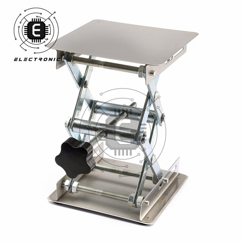 알루미늄 라우터 리프트 라우터 테이블, 목공 기계 조각 실험실 리프팅 스탠드, 수동 리프트 플랫폼 목공 도구