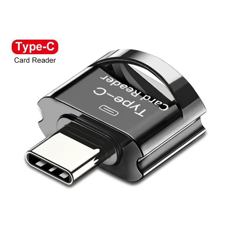 Tipo C para Micro-SD TF Adapter, OTG Smart Memory Card Reader, USB 2.0 Flash Drive, Micro USB para adaptador Micro-SD para PC e Mac