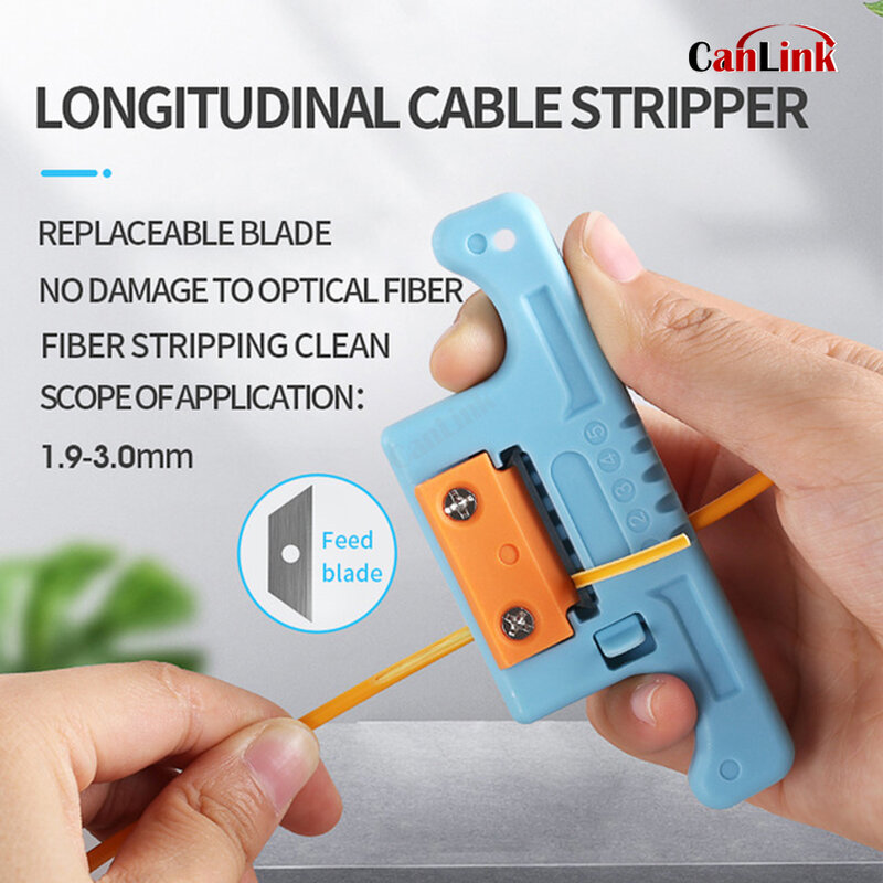 Устройство для зачистки кабеля оптического волокна 1,9-3,0 мм