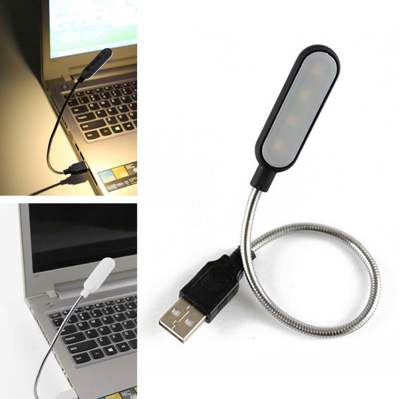 Du Lịch Di Động USB Đèn Đọc Sách Mini Led Sách Ánh Sáng Đèn Ban Đêm Sử Dụng Laptop Máy Tính Xách Tay Giáng Sinh Tặng Đèn Led