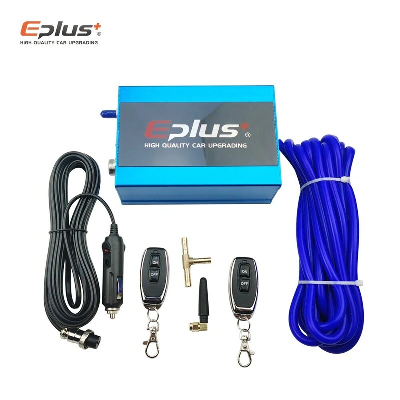 EPLUS-Car Exhaust Pipe Control Sets Válvula, Dispositivo Controlador de Vácuo, Controle Remoto, Interruptor Universal, 51mm, 63mm, 76mm