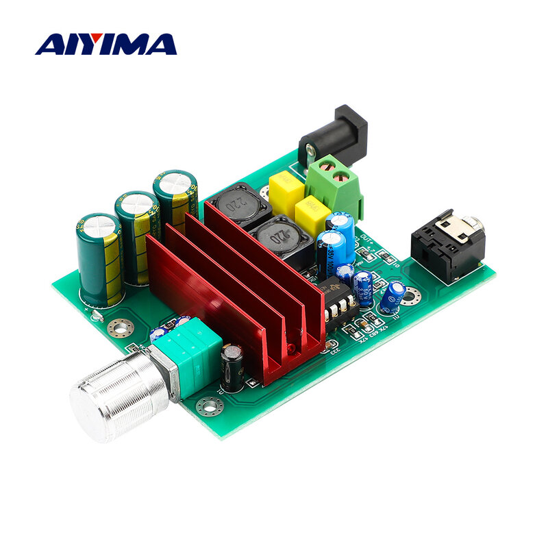 AIYIMA-Placa de Amplificador de Potência Digital Subwoofer, TPA3116, Módulo Áudio 100W, NE5532, OP AMP, 8-25V, TPA3116D2