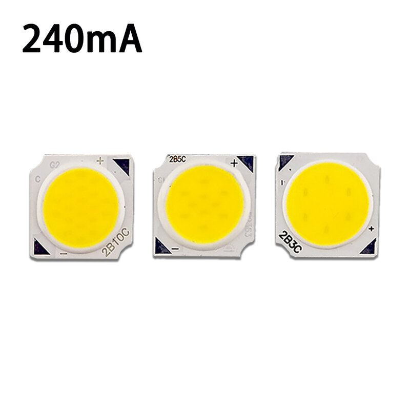 Chip LED COB para luz descendente comercial, fuente de luz blanca cálida de 240mA, 3w, 5w, 7w, 10w, 1311 Cob, 10 unidades por lote