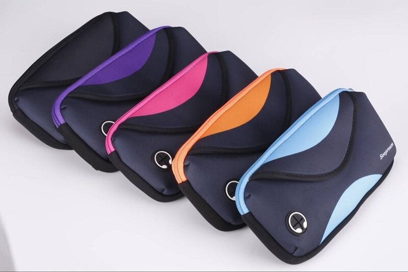 Men Female Casual Functional Fanny pack Waist Bag Money Phone Belt pouch belt bag with 3 zipper bags large capacity