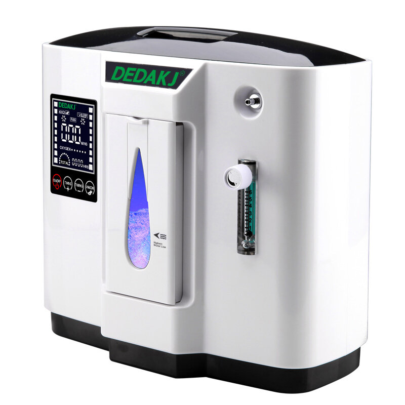 Gerador portátil do concentrador do oxigênio 6l 110v/220v oxigênio que faz a máquina DDT-1A purificador de ar do oxigênio da máquina da oxigenação 1pc