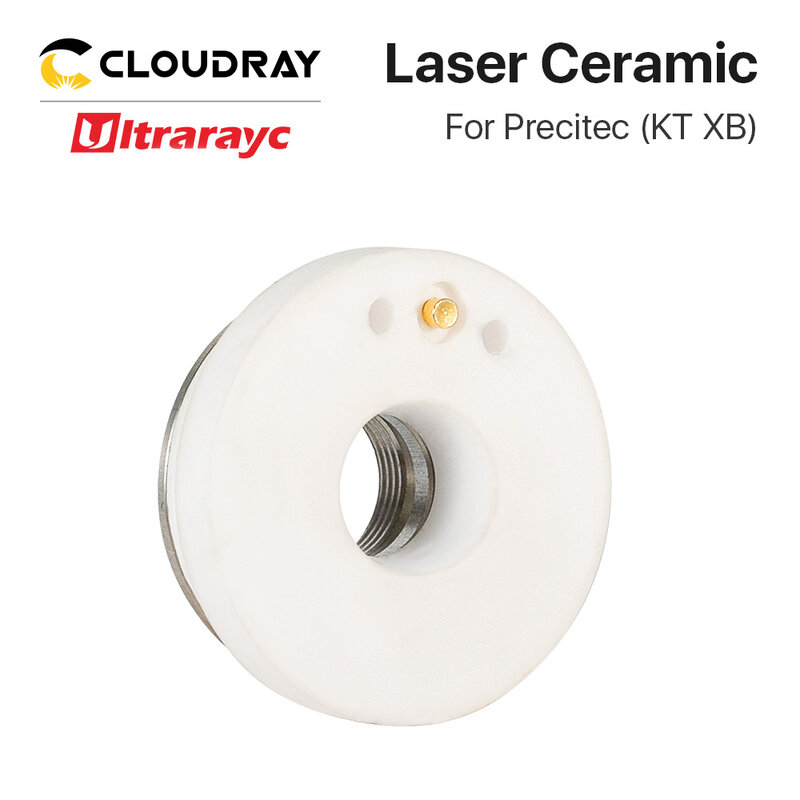 Cloudray OEM Precitec suku cadang Laser, suku cadang Laser keramik KT XB P0595-94097 Dia.31mm M11 benang untuk prewitec ProCutter 2.0 kepala Laser