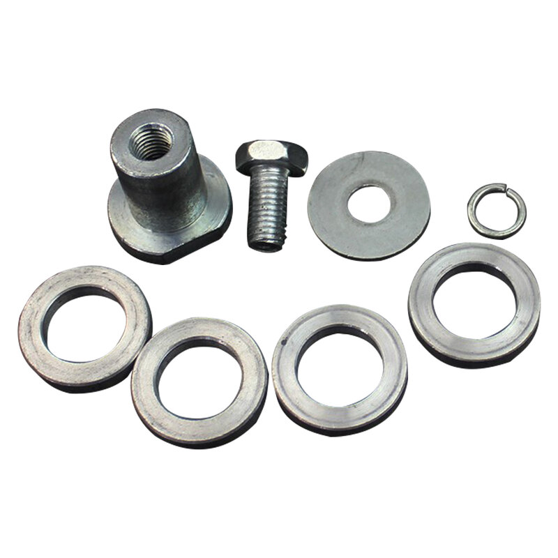 Pracatical Angle Grinder To Grooving Machine Adapter 100/125 Type Lock Nuts Flange Inner Outer Kit For Variable Slotting Machine