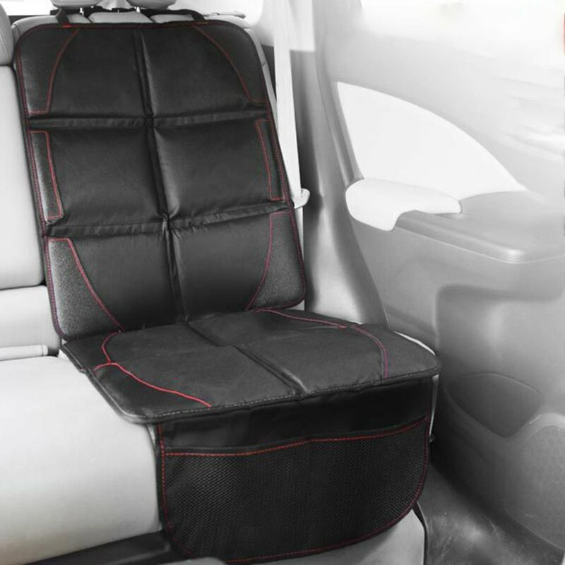 Pokrycie siedzenia samochodu Oxford siedzenie samochodowe ze skóry PU Protector maty dziecko dziecko klocki Seat mata ochronna dla dziecka ochrona dzieci poduszka