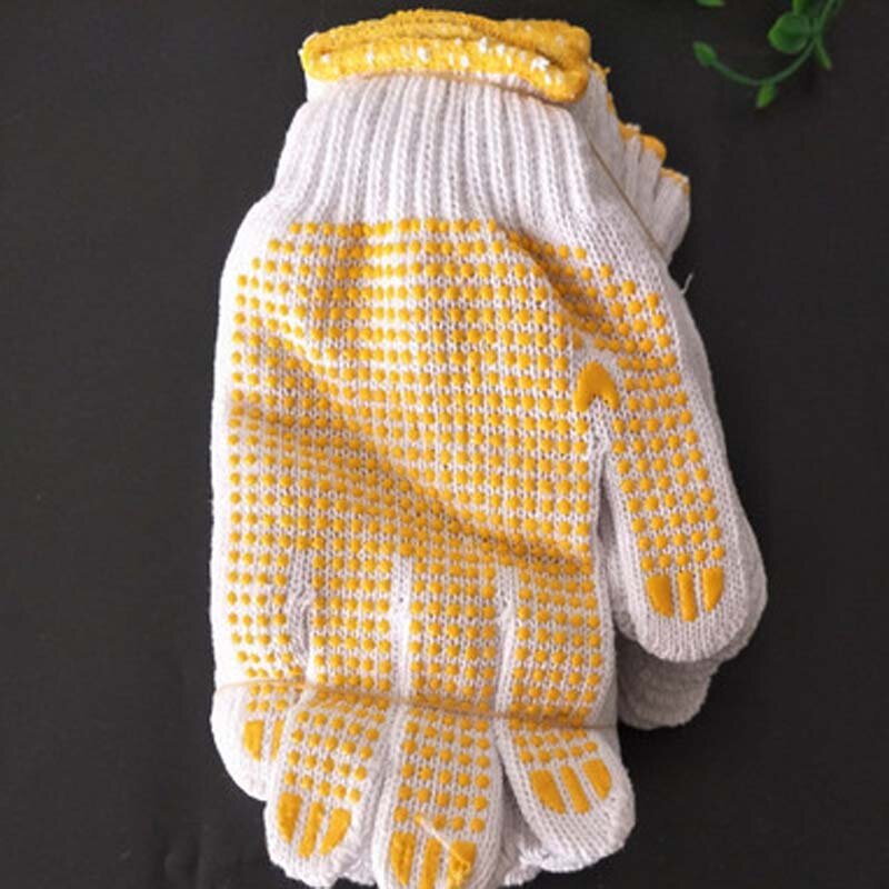 Dispensing labor gloves cotton yarn gloves non-slip wear-resistant brick moving protective gloves