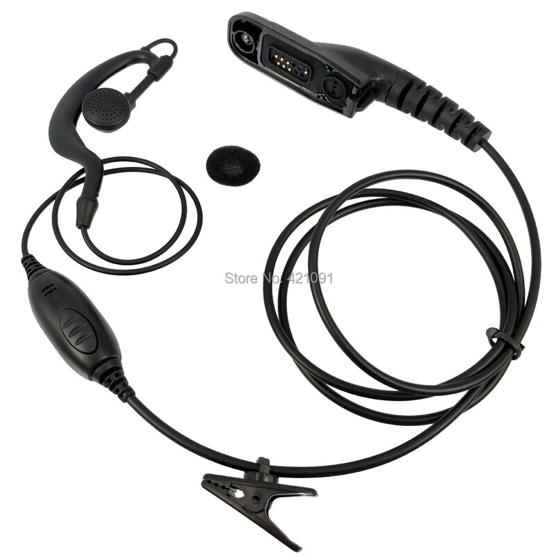 ไมค์ชุดหูฟังหูฟังหูฟัง PTT สำหรับ Motorola XIR P8668 P8268 APX6000 APX2000 DP3400 DP3600 DP4400 DP4800เครื่องรับส่งวิทยุ DGP6150