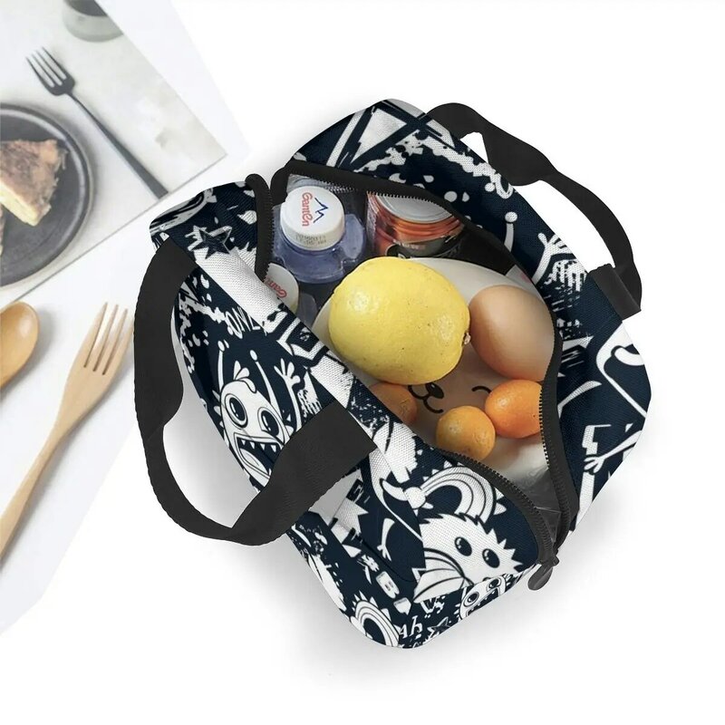 NOISYDESIGNS Insulated Lunch Box Football elements Leak-proof Cooler Bag for Men Women Cooler Box Children Picnic Food Tote Case