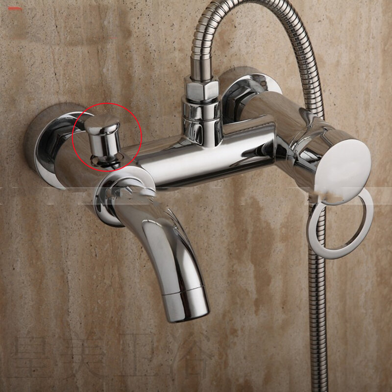 1pc torneira do chuveiro da banheira lidar com acessórios válvula de mistura pull latão pull cap divisor água pull cap lidar com