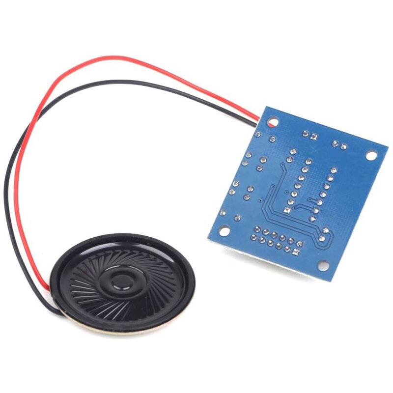 Grabadora de voz ISD1820, módulo de reproducción de grabación de sonido con Mini altavoces de Audio