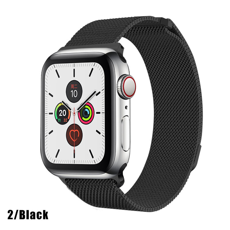 Milanese Loop Strap for Apple Watch Band 40mm 44mm 42mm 38mm Stainless Steel Bracelet iwatch Series 5 4 3 2 1 Accessories