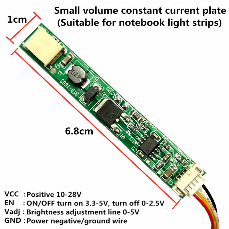Placa de corrente constante de pequeno volume, Adequado para Notebook Light Strips, Mini Booster Board, Boost Module