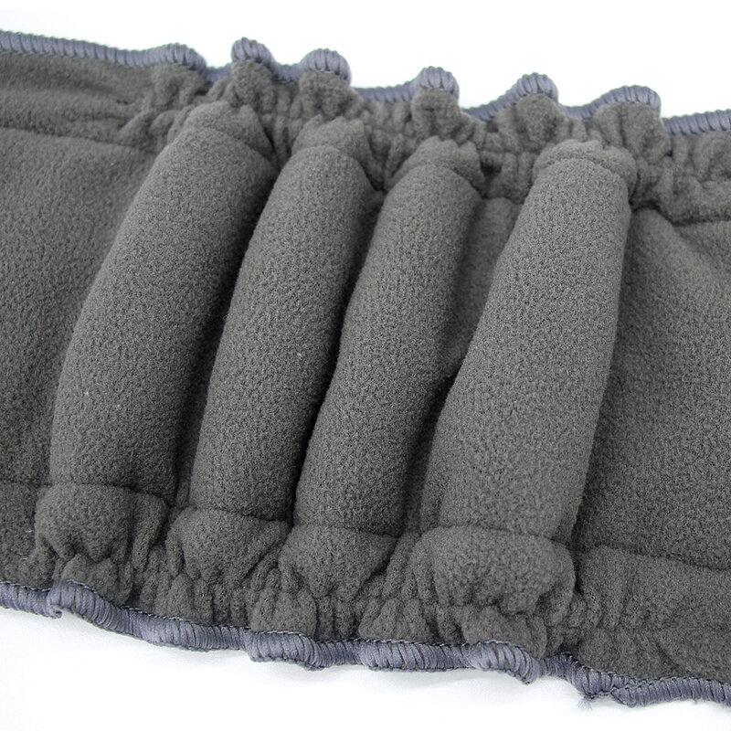 Dotoo 5/10個再利用可能な挿入ベビー布おむつおむつインサート5層竹炭挿入
