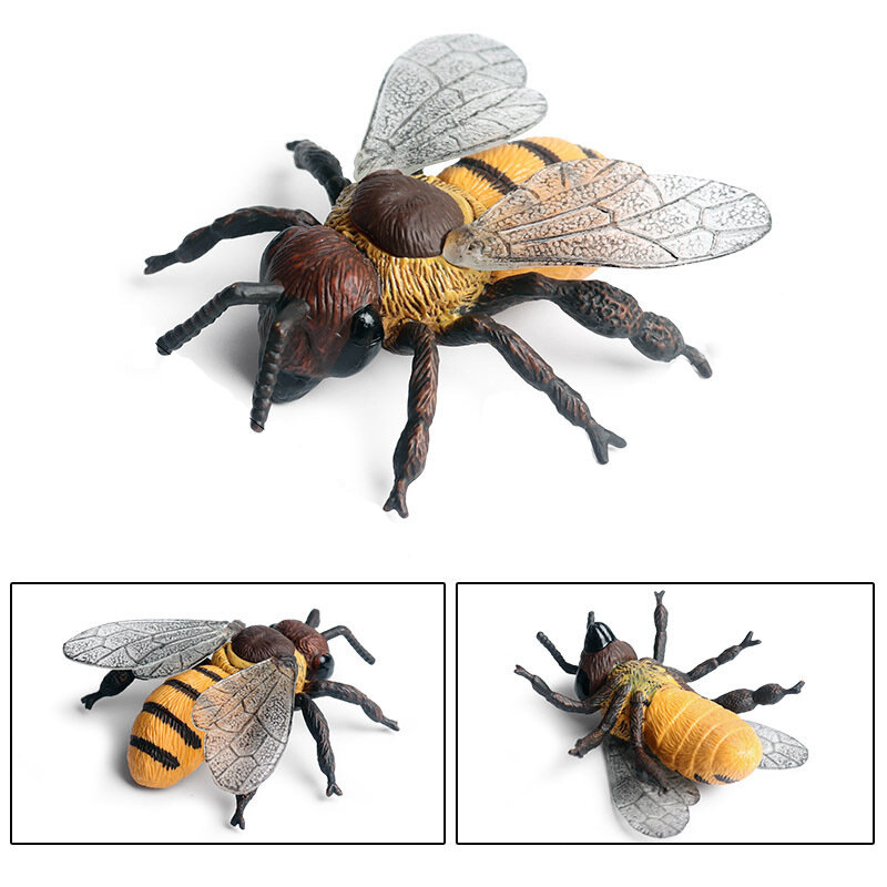 Patung Hewan Serangga Tiruan Model Spider Belalang Kupu-kupu Siput Figur Aksi Dekorasi Adegan Anak-anak Mengumpulkan Hadiah Mainan