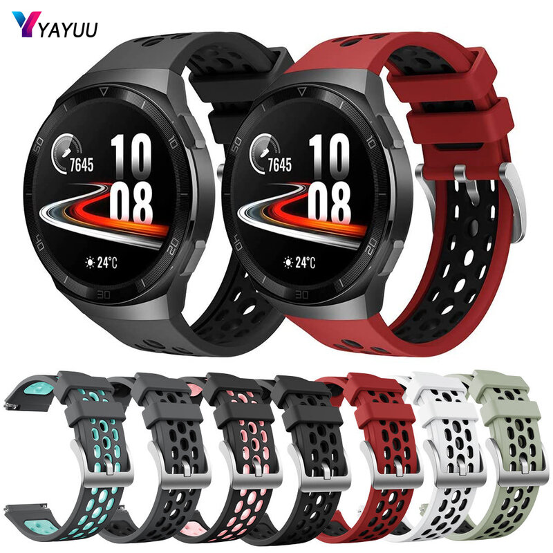 Uhren armband für Huawei Uhr GT 2e wasserdichtes Ersatz-Sport armband, weiches Silikon band für Huawei Uhr GT 2e Armband
