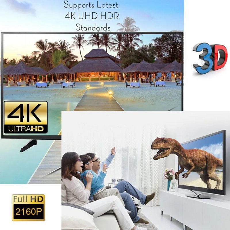 HDMI-متوافق مع التبديل 4K الجلاد 3 في 1 خارج HD 1080P فيديو كابل الخائن 1x 3 مهايئ توزيع محول ل PS4/3 TV Box HDTV PC