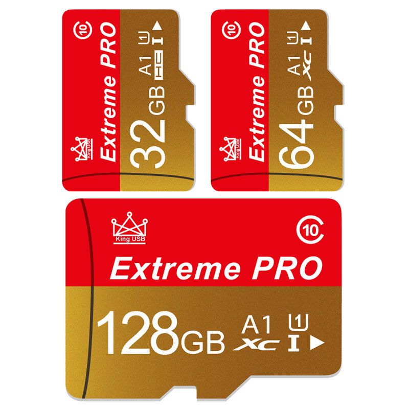 Memory Card 256GB 128GB 64GB Extreme Pro Mini SD Card 32gb 16gb U1 V10 TF Card high speed Flash Card 32GB for Phone Camera Drone