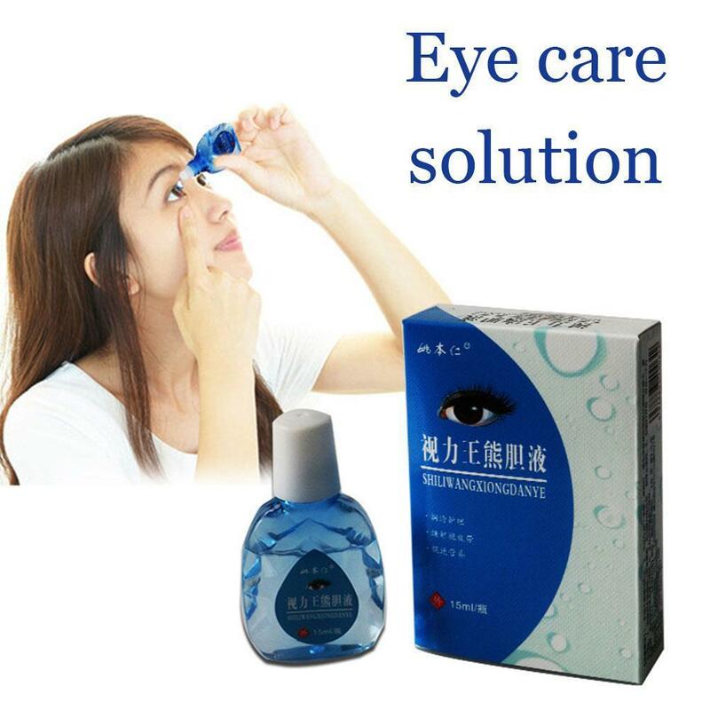 15ML Kühlen Augen Tropfen Cleanning Augen Lindert Beschwerden Entfernung Müdigkeit Entspannen Massage Auge Pflege