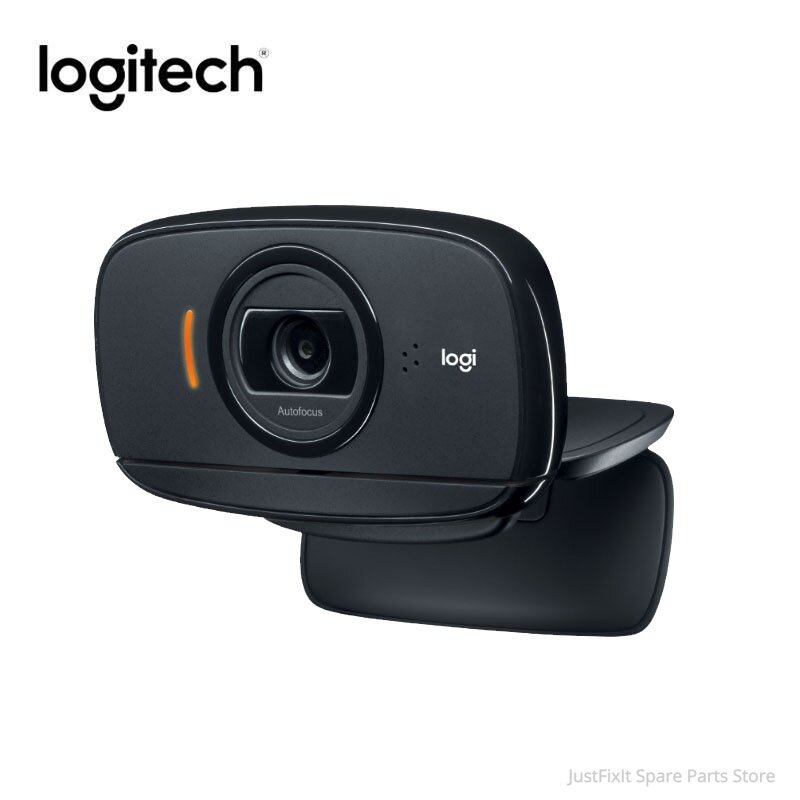 Портативная веб-камера logitech C525 B525 HD, вращающаяся на 360 p, 720p, 8 мегапикселей, с автофокусом, с функцией вызова, USB, веб-камера