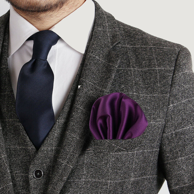 Tailor Smith-pañuelo de seda suave para hombre, pañuelo de bolsillo de 30x30cm, cuadrado, 31 colores